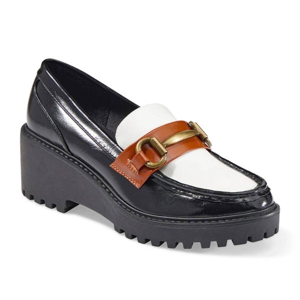 Steve Madden Alix Wedge Multicolor Horsebit Loafer